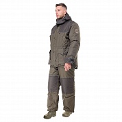 Костюм зимний Huntsman Полюс цв. Хаки ткань Cell со снегозащ. гетрами р. 60-62 рост 170-176
