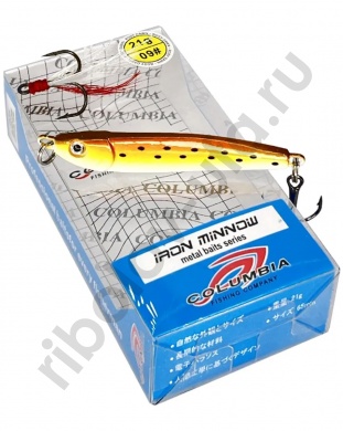 Блесна Columbia Iron Minnow 21гр цв. 08