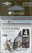 Крючки Mikado - Sensual - Keiryu w/ring №4 B (с ушком) (фас. 10 шт)