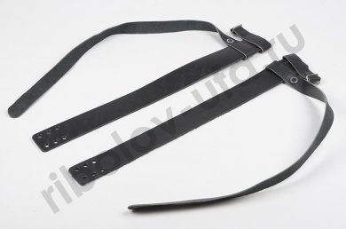 Крепления для лыж кожа с ремнями