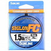 Леска флюорокарбон Sunline FC Siglon, Clear, 30 м, 0.100 мм, 0.7 кг