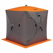 Палатка зимняя Куб Helios 1.8x1.8 (orange lumi/gray)