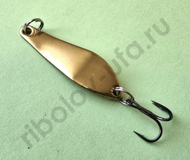 Блесна Нижегородская Кобра 3гр цв. золото-глянец