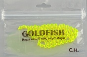 Икра Gold Fish силикон, светонакопительная аромат креветка 4мм, цв.15