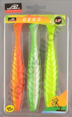 Силиконовая приманка Columbia Geko 5.5in #15