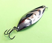 Блесна Люкс Нижегородская Крокодил 15гр цв.02 серебро