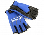 Перчатки спиннингиста Wonder неопрен 3мм без пальцев сине-черные р. XL 