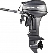 Лодочный мотор 2-х тактный Apache T 9.9 BS PRO с баком 24 л + винт 11 шага
