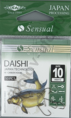 Крючки Mikado - Sensual - Daishi № 10 BN (с ушком)