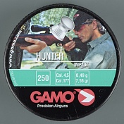 Пуля пневмат. Gamo Hunter кал.4,5мм 0,49гр (уп./250шт)
