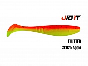 Силиконовая приманка Jig It Flutter 4,4in, 11см 7,8гр цв. 025 кальмар (5шт/уп)