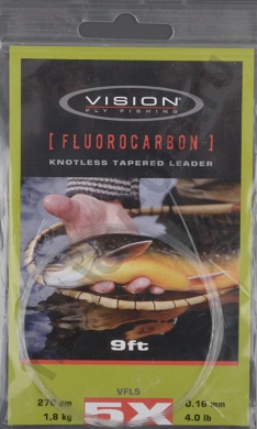 Подлесок Vision Fluorocarbon Leaders 270 см 5x0.16 мм (1.8 кг)