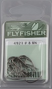 Крючки Flyfisher 4921 #8 BN