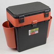 Ящик зимний Helios Fish Box 19л. оранжевый