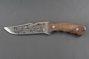 Нож No name Кизляр Охота дерев. ручка