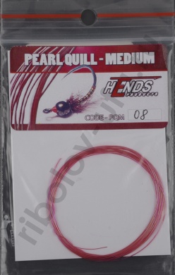 Материал для сегментов Hends Pearl Quill Medium Red / Green effect 1.5 m