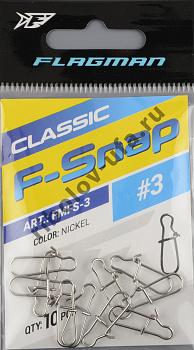 Застежка американка Flagman F-Snap №3 (10шт/уп)