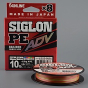 Шнур Sunline Siglon PEx8 Adv 150m Multicolor #0.8/10LB