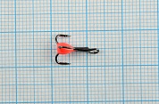 Тройник Dag Master Капля Красный с кр.Mustad №14 UF
