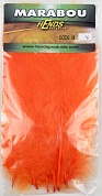 Перья марабу Hends Marabou Orange (10шт/уп)