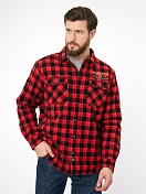 Рубашка Alaskan с мех. подкл. красная клетка р. XXXL