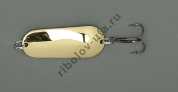 Блесна Бубнов колеблющаяся Шторлинг 57 мм 14 гр. жел/бел